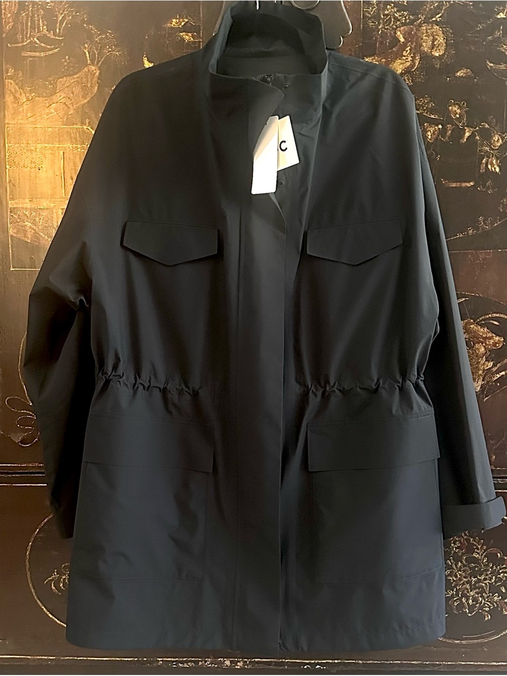 Uniqlo : C collection short utility coat - XL black NWT - Picture 2 of 7